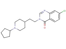 7-chloro-3-[2-(1-cyclopentylpiperidin-4-yl)ethyl]quinazolin-4(3H)-one