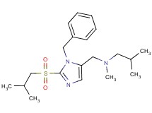 N-{[1-benzyl-2-(isobutylsulfonyl)-1H-imidazol-5-yl]methyl}-N,2-dimethyl-1-propanamine