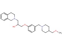 1-(3,4-dihydro-2(1H)-isoquinolinyl)-3-(3-{[4-(methoxymethyl)-1-piperidinyl]methyl}phenoxy)-2-propanol