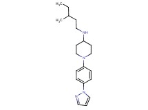 N-(3-methylpentyl)-1-[4-(1H-pyrazol-1-yl)phenyl]piperidin-4-amine