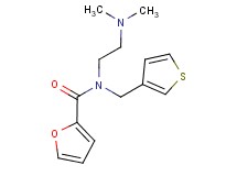 N-[2-(dimethylamino)ethyl]-N-(3-thienylmethyl)-2-furamide