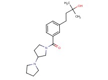 4-[3-(1,3'-bipyrrolidin-1'-ylcarbonyl)phenyl]-2-methyl-2-butanol