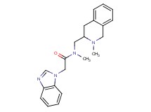 2-(1H-benzimidazol-1-yl)-N-methyl-N-[(2-methyl-1,2,3,4-tetrahydro-3-isoquinolinyl)methyl]acetamide