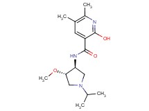 2-hydroxy-N-[rel-(3S,4S)-1-isopropyl-4-methoxy-3-pyrrolidinyl]-5,6-dimethylnicotinamide