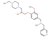 1-(4-ethyl-1-piperazinyl)-3-(2-methoxy-4-{[methyl(3-pyridinylmethyl)amino]methyl}phenoxy)-2-propanol