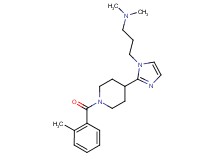 N,N-dimethyl-3-{2-[1-(2-methylbenzoyl)piperidin-4-yl]-1H-imidazol-1-yl}propan-1-amine