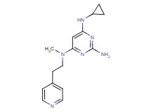 N~6~-cyclopropyl-N~4~-methyl-N~4~-(2-pyridin-4-ylethyl)pyrimidine-2,4,6-triamine