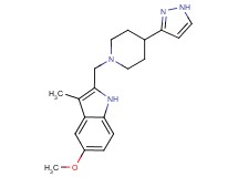 5-methoxy-3-methyl-2-{[4-(1H-pyrazol-3-yl)piperidin-1-yl]methyl}-1H-indole