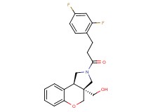[(3aS*,9bS*)-2-[3-(2,4-difluorophenyl)propanoyl]-1,2,3,9b-tetrahydrochromeno[3,4-c]pyrrol-3a(4H)-yl]methanol