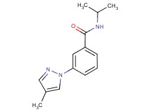 N-isopropyl-3-(4-methyl-1H-pyrazol-1-yl)benzamide
