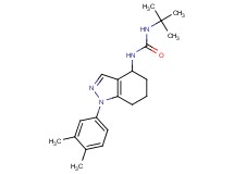 N-(tert-butyl)-N'-[1-(3,4-dimethylphenyl)-4,5,6,7-tetrahydro-1H-indazol-4-yl]urea
