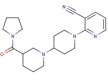 2-[3-(pyrrolidin-1-ylcarbonyl)-1,4'-bipiperidin-1'-yl]nicotinonitrile