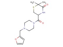 5-{[4-(2-furylmethyl)piperazin-1-yl]carbonyl}-2,2-dimethylthiomorpholin-3-one