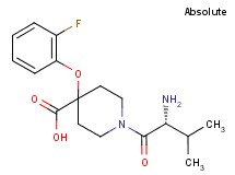 4-(2-fluorophenoxy)-1-D-valylpiperidine-4-carboxylic acid