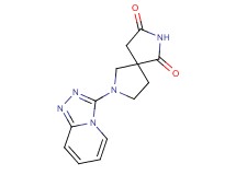 7-[1,2,4]triazolo[4,3-a]pyridin-3-yl-2,7-diazaspiro[4.4]nonane-1,3-dione