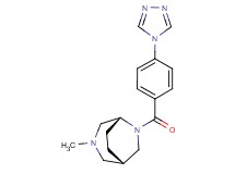 (1S*,5R*)-3-methyl-6-[4-(4H-1,2,4-triazol-4-yl)benzoyl]-3,6-diazabicyclo[3.2.2]nonane