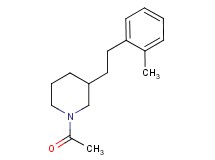1-acetyl-3-[2-(2-methylphenyl)ethyl]piperidine