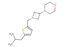 4-{1-[(5-isobutyl-2-thienyl)methyl]azetidin-3-yl}morpholine
