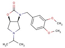 (3aS*,6aR*)-3-(3,4-dimethoxybenzyl)-5-isopropylhexahydro-2H-pyrrolo[3,4-d][1,3]oxazol-2-one
