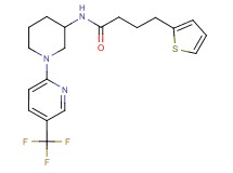 4-(2-thienyl)-N-{1-[5-(trifluoromethyl)-2-pyridinyl]-3-piperidinyl}butanamide