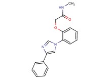 N-methyl-2-[2-(4-phenyl-1H-imidazol-1-yl)phenoxy]acetamide