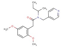 N-(sec-butyl)-2-(2,5-dimethoxyphenyl)-N-(pyridin-4-ylmethyl)acetamide