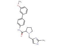 N-(3'-methoxy-4-biphenylyl)-1-[(2-methyl-1H-imidazol-4-yl)methyl]prolinamide