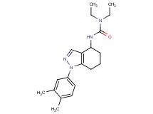 N'-[1-(3,4-dimethylphenyl)-4,5,6,7-tetrahydro-1H-indazol-4-yl]-N,N-diethylurea