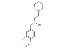 (3-chloro-4-methoxybenzyl)methyl[2-(tetrahydro-2H-pyran-2-yl)ethyl]amine