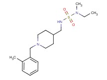 N-ethyl-N-methyl-N'-{[1-(2-methylbenzyl)piperidin-4-yl]methyl}sulfamide