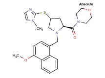 4-{(4R)-1-[(4-methoxy-1-naphthyl)methyl]-4-[(1-methyl-1H-imidazol-2-yl)thio]-L-prolyl}morpholine