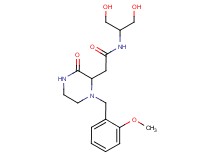 N-[2-hydroxy-1-(hydroxymethyl)ethyl]-2-[1-(2-methoxybenzyl)-3-oxo-2-piperazinyl]acetamide