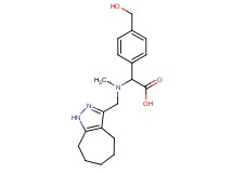 [(1,4,5,6,7,8-hexahydrocyclohepta[c]pyrazol-3-ylmethyl)(methyl)amino][4-(hydroxymethyl)phenyl]acetic acid