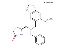 (5S)-5-{[[(6-methoxy-1,3-benzodioxol-5-yl)methyl](pyridin-2-ylmethyl)amino]methyl}pyrrolidin-2-one
