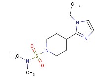 4-(1-ethyl-1H-imidazol-2-yl)-N,N-dimethyl-1-piperidinesulfonamide