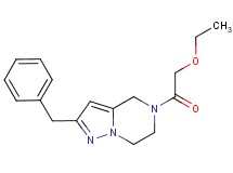 2-benzyl-5-(ethoxyacetyl)-4,5,6,7-tetrahydropyrazolo[1,5-a]pyrazine