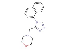 4-{[4-(1-naphthyl)-4H-1,2,4-triazol-3-yl]methyl}morpholine