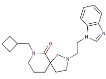 2-[2-(1H-benzimidazol-1-yl)ethyl]-7-(cyclobutylmethyl)-2,7-diazaspiro[4.5]decan-6-one