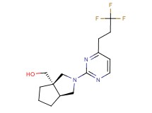 [(3aS*,6aS*)-2-[4-(3,3,3-trifluoropropyl)pyrimidin-2-yl]hexahydrocyclopenta[c]pyrrol-3a(1H)-yl]methanol