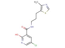 5-chloro-2-hydroxy-N-[3-(4-methyl-1,3-thiazol-5-yl)propyl]nicotinamide
