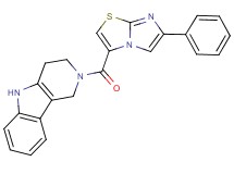 2-[(6-phenylimidazo[2,1-b][1,3]thiazol-3-yl)carbonyl]-2,3,4,5-tetrahydro-1H-pyrido[4,3-b]indole