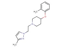 4-(2-methylphenoxy)-1-[2-(3-methyl-1H-pyrazol-1-yl)ethyl]piperidine trifluoroacetate