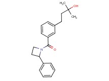 2-methyl-4-{3-[(2-phenyl-1-azetidinyl)carbonyl]phenyl}-2-butanol