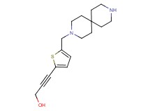 3-[5-(3,9-diazaspiro[5.5]undec-3-ylmethyl)-2-thienyl]prop-2-yn-1-ol