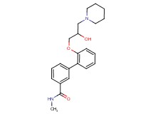 2'-(2-hydroxy-3-piperidin-1-ylpropoxy)-N-methylbiphenyl-3-carboxamide