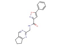 N-(6,7-dihydro-5H-cyclopenta[d]pyrimidin-2-ylmethyl)-5-phenyl-3-isoxazolecarboxamide
