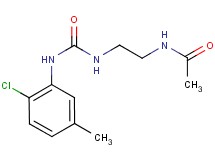 N-[2-({[(2-chloro-5-methylphenyl)amino]carbonyl}amino)ethyl]acetamide