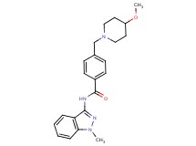 4-[(4-methoxypiperidin-1-yl)methyl]-N-(1-methyl-1H-indazol-3-yl)benzamide