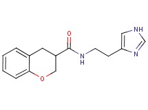 N-[2-(1H-imidazol-4-yl)ethyl]chromane-3-carboxamide