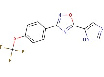 5-(1H-imidazol-5-yl)-3-[4-(trifluoromethoxy)phenyl]-1,2,4-oxadiazole
